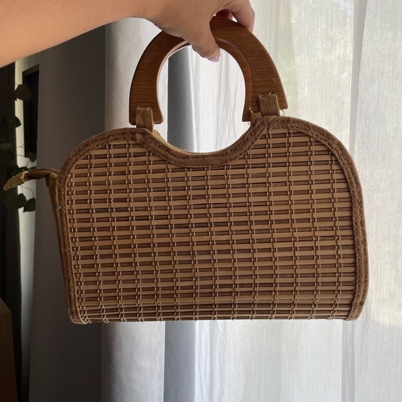 Cute Small Wooden handbag - Picture 5 of 7
